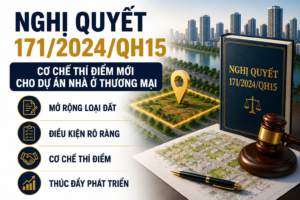 Nghị quyết 171/2024/QH15 về thí điểm dự án nhà ở thương mại