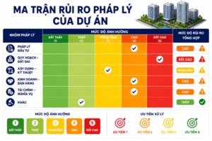 Ma trận rủi ro pháp lý của dự án