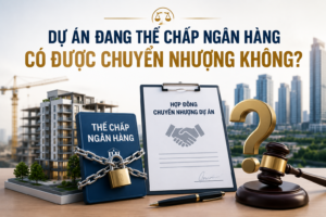Dự án đang thế chấp ngân hàng có được chuyển nhượng không? Phân tích điều kiện giải chấp theo Điều 40 Luật Kinh doanh bất động sản năm 2023.